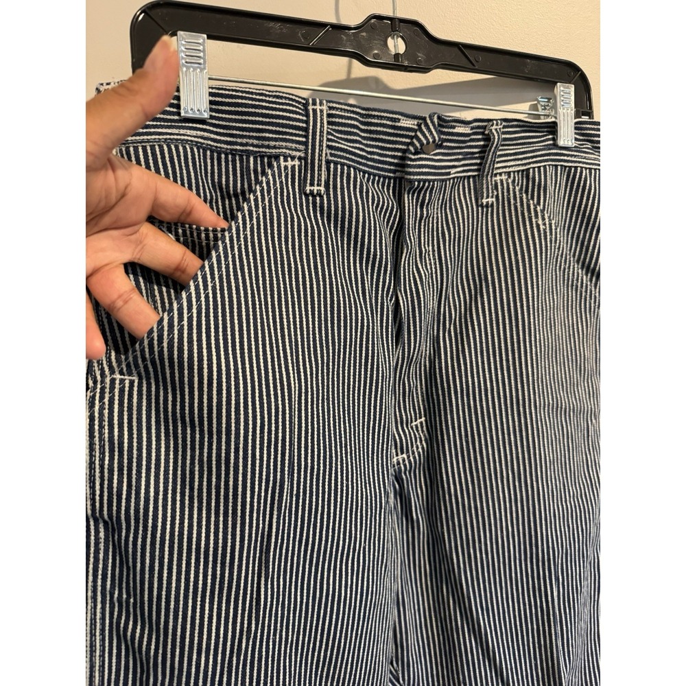 Stan Ray USA RARE 50th Anniversary Straight Painter Pant Hickory Stripe Medium - Picture 3 of 15